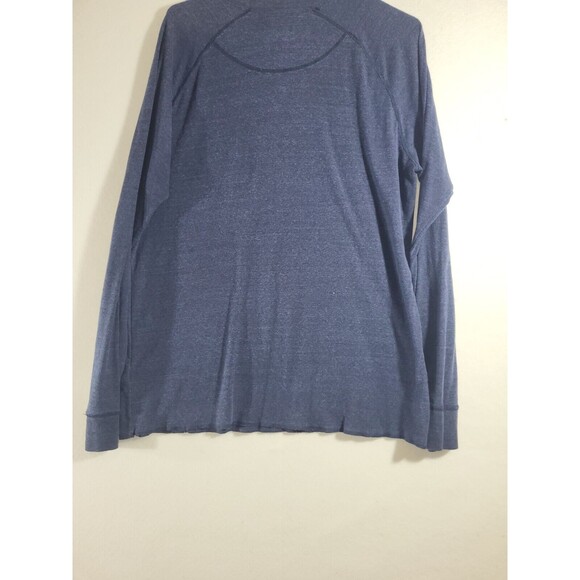 The North Face Shirt Mens L Henley Thermal Long Sleeve Pullover Outdoor Dark B - Picture 4 of 4